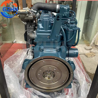 Ensemble moteur diesel Kubota V3800-DI-T-ET02 d'origine, 72,9 kW, 2600 tr/min, 4 cylindres, turbo, V3800 pour pièces de tracteur et d'excavateur