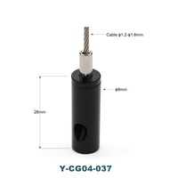 Support de fixation OEM personnalisé à clipser, pince de serrage bidirectionnelle en laiton pour câbles d'avion, assemblages de câbles d'éclairage en cuivre et acier inoxydable
