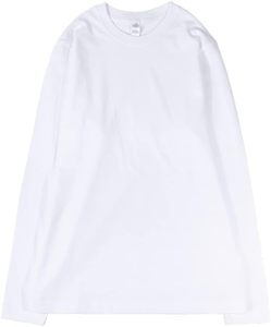 Camisetas de Manga Larga para Hombre, 100% Algodón, Cuello Redondo, Lisas, Teñidas, con Logotipo OEM - Product Image 1