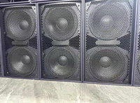 BR218 Double subwoofer 18 "Bass Line Array Haut-parleurs