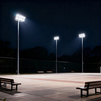 Projecteur LED commercial 600W IP65 étanche pour chantier de construction, terrain de basket-ball, éclairage extérieur