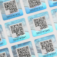 Solution de suivi avec étiquette autocollante à code QR holographique dynamique, numéro de série personnalisé, anti-falsification, anti-effraction, parfum