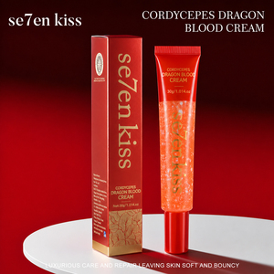 Crema Se7en Kiss Cordyceps <span class=keywords><strong>Dragon</strong></span> Blood, Iluminadora, Reparadora, Nutritiva, Reafirmante, Estimulante de Colágeno, Antienvejecimiento, Para Todo Tipo de Piel, 30g - Product Image 1