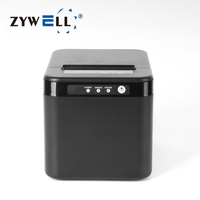 NUEVA Impresora Térmica de Recibos ZYWELL ZY-Q821 de 80mm, Impresora POS de Última Moda