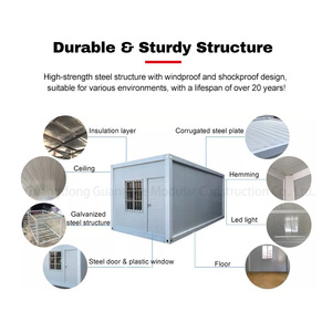 Dễ Dàng Lắp Ráp Nhà Kho Lưu Trữ Khách Cabin Nhà Prefab Nhanh Chóng Lắp Ráp Container Nhà - Product Image 4