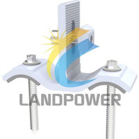 Pieds en L en aluminium ondulé de bonne qualité pour le montage solaire sur toiture