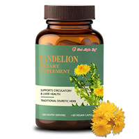Capsules de pissenlit de qualité supérieure - Tonique nutritif pour l'immunité et la vitalité, riche en vitamines et minéraux, certifié GMP, approvisionnement en vrac