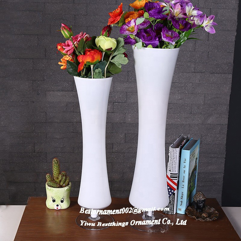 ガラスシリンダー花瓶特大の背の高い巨大な床の花瓶、複数の