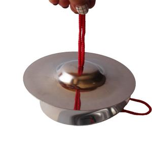 Venda quente Ferro Pratos Ferro Rub Instrumento Musical Instrumento Cymbal Noise Maker Brinquedo - Product Image 2