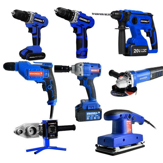 Chinese Portable Cordless Power Drill Angle Grinder Battery Combo Power Tools