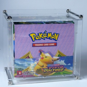 Boîte de présentation en acrylique transparente personnalisée par le fabricant, boîte Elite Trainer avec couvercle magnétique - Product Image 2
