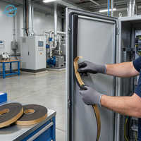 Bande d'étanchéité moderne autocollante en mousse de caoutchouc pour conduits HVAC, joint d'étanchéité ignifuge et étanche