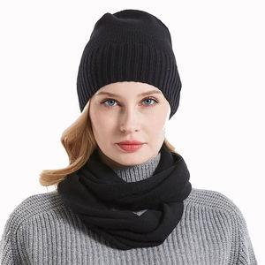 เสื้อฮู้ดถักลาย100% สำหรับผู้หญิงผ้าแคชเมียร์แท้ - Product Image 1