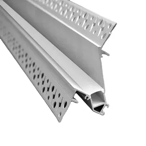 Alur aluminium lampu Kembali garis pinggang profil dekoratif LED kustom baru