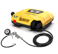 Compresseur d'air portable léger et puissant LASTON CJ1100 sans huile, 1100 W, 1,5 CV, compact et polyvalent