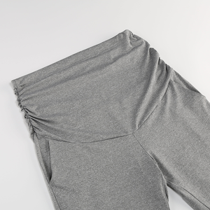 Pantalon de grossesse coupe droite pour femmes européennes et américaines, ajustable pour femmes enceintes – Grande Vente - Product Image 3