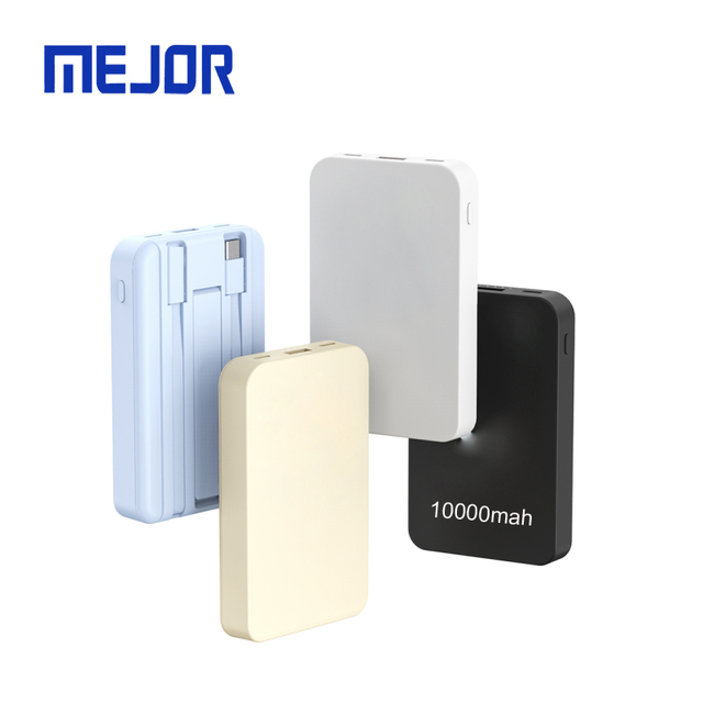 New Portable Mobile Charger 10000mAh Custom Logo USB Type-C Wireless PowerBank With Phone Holder
