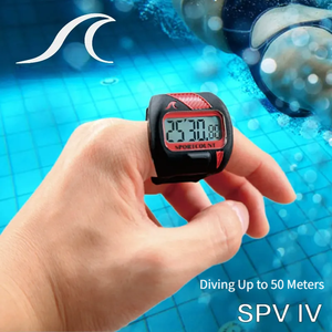 <span class=keywords><strong>Chronomètre</strong></span> <span class=keywords><strong>Pro</strong></span> Finger 50M étanche, batterie longue durée pour la plongée de précision, le coaching de natation et l'outil ultime d'entraînement athlétique - Product Image 5