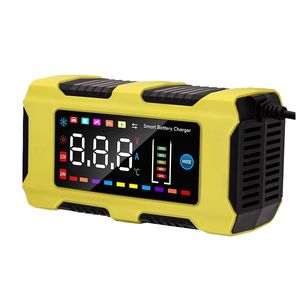 12V6A интеллектуальное импульсное зарядное устройство для автомобилей и мотоциклов, большой экран, разъем Великобритании, стандартный трансграничный продукт - Product Image 3