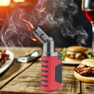 BS-108 Vier Vlam Vulbare Spray Miniatuur Vlam Voor Sigaret Sigaar Aansteker Vlamspray Rookfakkel
