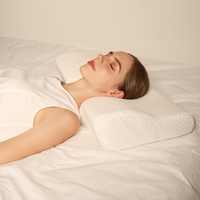 Oreillers de sommeil ergonomiques pour le cou, soutien cervical orthopédique, mousse à mémoire de forme, oreillers de sommeil cervicaux pour le lit