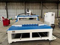 Système de contrôle CCD SUDA, machine de fraisage CNC pour le bois ATC, broche à refroidissement par eau 7,5 kW, 1300x2500 mm, 220V/380V, pompe à engrenages