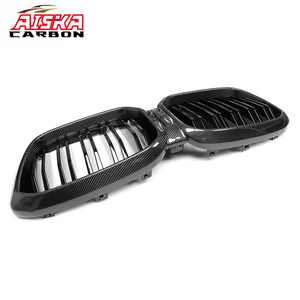 Rejilla de Ventilación Delantera de Doble Listón de Fibra de Carbono AISKA, Tipo Reemplazo, para BMW X3 G01X3M F97 X4 G02 X4M F98 LCI - Product Image 2