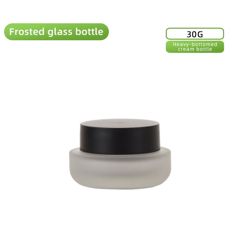 30g xwp frosted bottle-hand pad+dull black lid