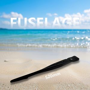 GY-Axis 520mm fuselaje aluminio carbono hidroala accesorios Psychoshort negro avanzado surf hoja equipo océano uso - Product Image 2