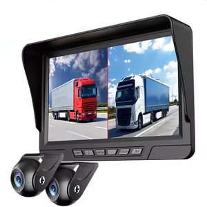 7 "<span class=keywords><strong>DVR</strong></span> สำหรับรถบรรทุกจดทะเบียน1080P AHD กล้องวงจรปิด2ช่อง12-36V กล้องขับรถแยกหน้าจอถ่ายวิดีโอไทม์แลปส์กล้องจอดรถขนาด512GB - Product Image 1