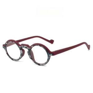 Lunettes de vue rondes en matériau PC, tendance pour hommes, certifiées CE, protègent vos <span class=keywords><strong>yeux</strong></span> et offrent une vision claire et durable pour la vie quotidienne - Product Image 4