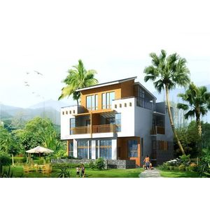 Custom Pu'er Light Steel Villa <b>Prefab</b> <b>House</b> Chinese Style Rural Self-Built Total Project Solution Onsite Installation - Product Image 5