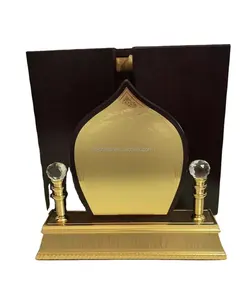 high quality factory direct selling wooden trophy awards plaque box as souvenir