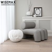 WISEMAX fauteuil de loisirs pour salon à prix raisonnable fauteuils modernes fauteuil à boucle canapé simple de luxe fauteuil d'appoint pour la maison