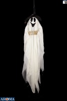 Décoration d'Halloween suspendue AROMA de 7 pieds avec lumières cascade pour la nuit d'Halloween, les soirées cosplay et les fêtes