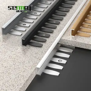 Aluminum Alloy Bendable Home Decorative Moldings Can Be Customized Wall Panel Metal Trim Flexible Tile Trim