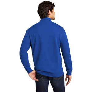 Sweat-shirts en molleton uni pour hommes avec fermeture éclair, collection automne-hiver 2024, sweat-shirts à fermeture éclair pour hommes, logo personnalisé ODM, chemise à fermeture éclair - Product Image 4