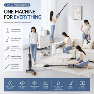 <span class=keywords><strong>Aspirateur</strong></span> sans fil compact Bestday T40 pour sols durs, aspiration 20 kPa, auto-nettoyant, pour l'entretien des sols durs, vente en gros - Product Image 1