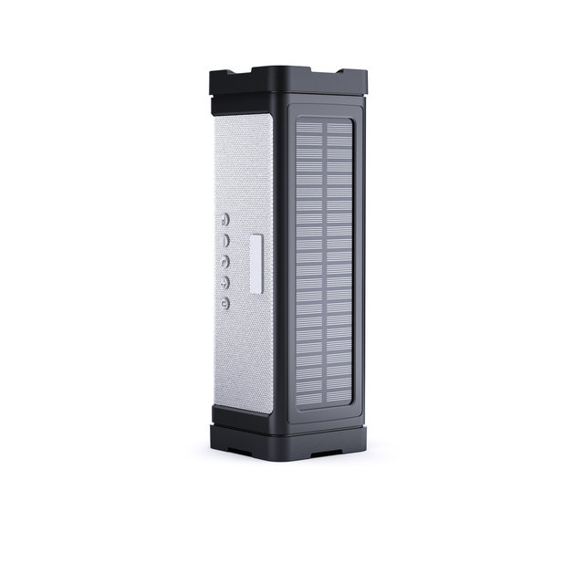 Low Frequency Wireless Speaker IPX7 Waterproof Camping Light Portable Outdoor Speaker With Solar Panel And Power Bank Function