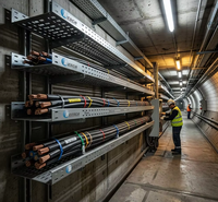Solution de gestion des câbles perforée galvanisée, légère et professionnelle, certifiée CE UL ISO, pour usine, avec 30 ans d'expérience à l'exportation