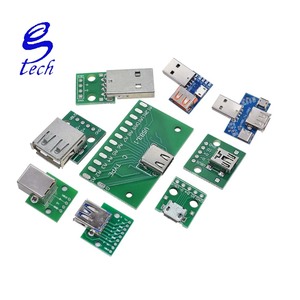 <span class=keywords><strong>USB</strong></span> Nam nối/mini <span class=keywords><strong>USB</strong></span> để Dip Adapter nữ nối 2.54 nối <span class=keywords><strong>B</strong></span> <span class=keywords><strong>Type</strong></span>-C USB2.0 3.0 nữ PCB chuyển đổi - Product Image 3