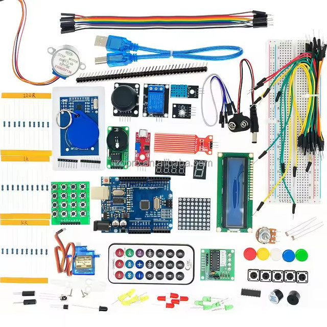Arduino Programming Kit Suitable for School Education RFID Beginner Learning Kit Development Board UNO R3 Beginner Starter Kit