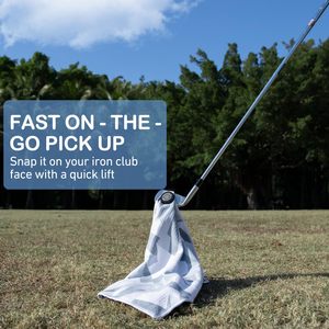 Toalla de Golf Magnética Personalizada para Hombres y Mujeres, Toalla de Golf de Microfibra con Imán Reforzado - Product Image 2