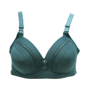 Reggiseni da donna Sexy filo Push up biancheria intima con perline di cotone senza cuciture grande taglia 36-44 Lingerie femminile - Product Image 6