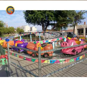 游乐园游乐设施嘉年华游戏儿童电动火车乘坐汽车迷你穿梭游乐设施
