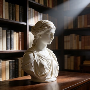 BZY <span class=keywords><strong>Scultura</strong></span> in Resina Personalizzabile, Busto di Dea <span class=keywords><strong>Greca</strong></span>, Ornamento Moderno per l'Ingresso di Casa - Product Image 3