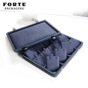 FORTE Specialty Store Jewelry <strong>Ring</strong> Tray Faux Leather Jewelry Storage Tray <strong>Plate</strong> - Product Image 3