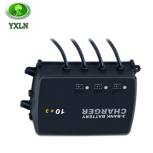 <span class=keywords><strong>Chargeur</strong></span> de <span class=keywords><strong>batterie</strong></span> embarqué 12V à <span class=keywords><strong>3</strong></span> banques, 10A par banque, charge multi-batteries indépendante pour bateaux, camping-cars, batteries AGM, lithium et plomb-acide - Product Image 3