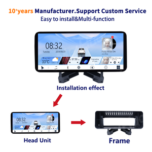 Marco de Panel de Radio para Coche de 12.3 Pulgadas, Soporte de Navegación y GPS Android, Marco de DVD Android para <span class=keywords><strong>HONDA</strong></span> <span class=keywords><strong>ZRV</strong></span> 2024 - Product Image 2