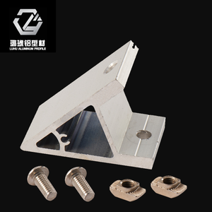 Profilés en aluminium Luhu, raccords à angle de 45 degrés, profilés de connexion en alliage d'aluminium industriel 4040 - Product Image 2